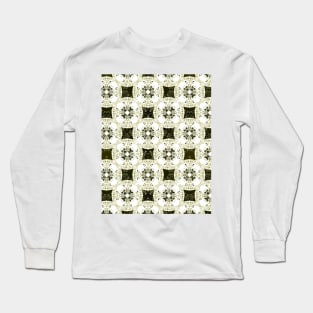 Byzantium black white gold Long Sleeve T-Shirt